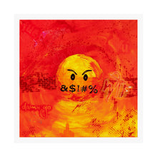 Load image into Gallery viewer, Talk 2 Me "WTF" red Poster