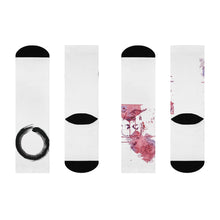 Load image into Gallery viewer, Zen Red Cushioned Crew Socks