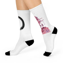 Load image into Gallery viewer, Zen Red Cushioned Crew Socks