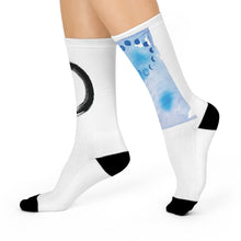 Load image into Gallery viewer, Zen Violet Cushioned Crew Socks
