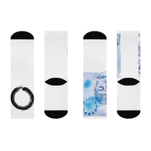 Load image into Gallery viewer, Zen Violet Cushioned Crew Socks