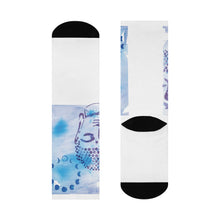 Load image into Gallery viewer, Zen Violet Cushioned Crew Socks