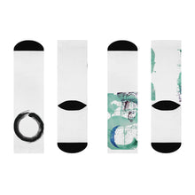Load image into Gallery viewer, Zen Green Cushioned Crew Socks
