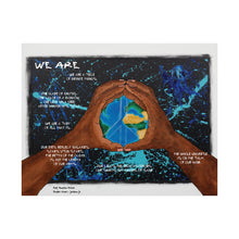 Load image into Gallery viewer, "We R Peace 4 All" w/"We Are" poem Matte Horizontal Posters