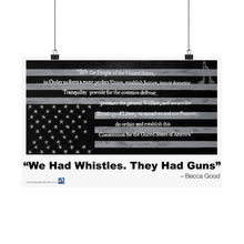 Load image into Gallery viewer, "This We Defend: We Had Whistles" Protest Poster