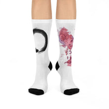 Load image into Gallery viewer, Zen Red Cushioned Crew Socks