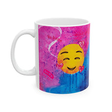 Load image into Gallery viewer, Talk 2 Me "Luv It" 02 Ceramic Mug 11oz