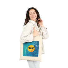 Load image into Gallery viewer, Talk 2 Me 01 Canvas Shopping Tote