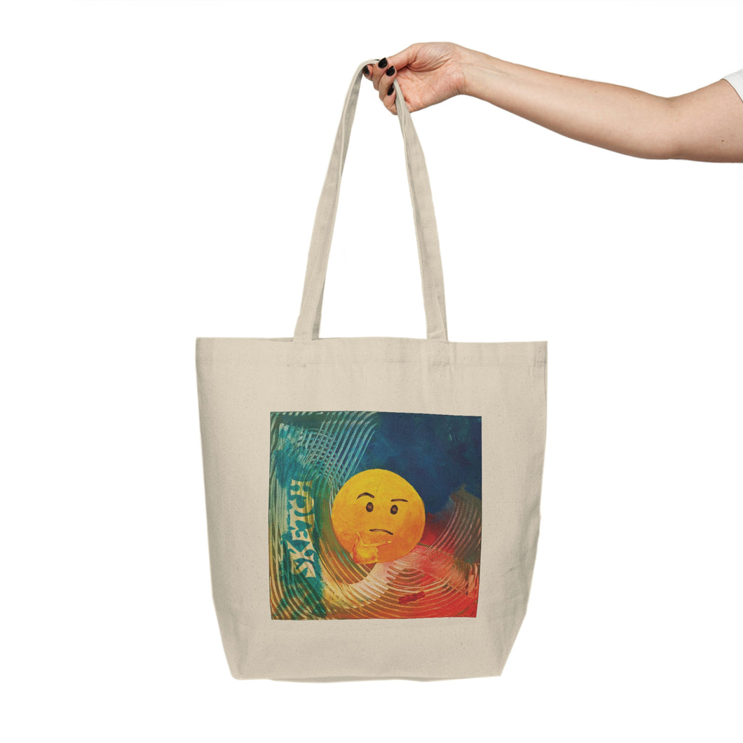 Talk 2 Me 02 Canvas Shopping Tote