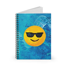 Load image into Gallery viewer, "Cool" Spiral Notebook - Ruled Line