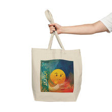 Load image into Gallery viewer, Talk 2 Me 02 Canvas Shopping Tote
