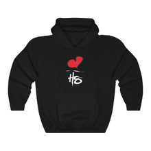 Load image into Gallery viewer, Unique Love over Hate Unisex Heavy Blend™ Hooded Sweatshirt
