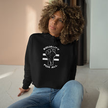 Load image into Gallery viewer, Equality For All Women's Crop Hoodie