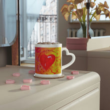 Load image into Gallery viewer, Talk 2 Me &quot;Luv It&quot; 01 Heart-Shaped Mug
