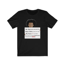 Load image into Gallery viewer, BLM Male 2 Sided Unisex Jersey Short Sleeve Tee