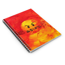 Load image into Gallery viewer, "WTF" Red Spiral Notebook - Ruled Line