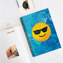 Load image into Gallery viewer, "Cool" Spiral Notebook - Ruled Line