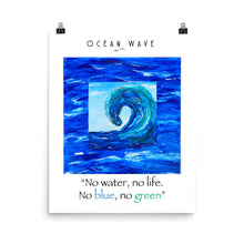 Load image into Gallery viewer, Ocean Wave poster