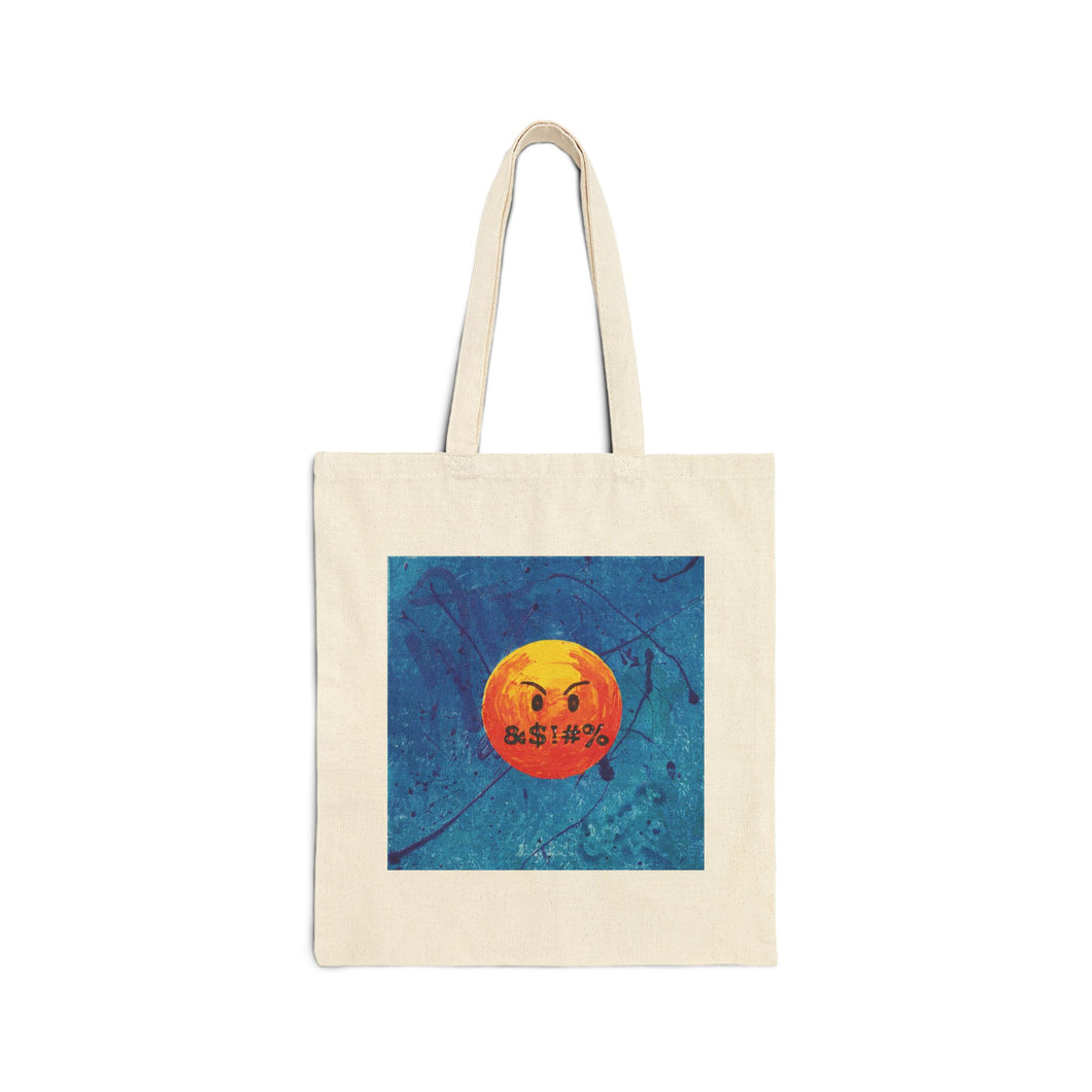 Talk 2 Me WTF Canvas Shopping Tote
