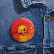 Load image into Gallery viewer, WTF (Red) Custom Pin Button
