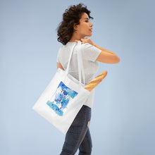 Load image into Gallery viewer, Just Be...Blue Tote Bag
