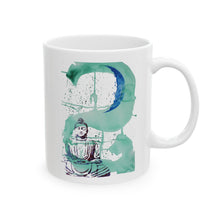 Load image into Gallery viewer, Just Be... Green Ceramic Mug 11oz
