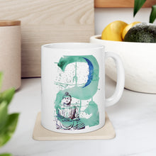 Load image into Gallery viewer, Just Be... Green Ceramic Mug 11oz
