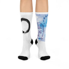 Load image into Gallery viewer, Zen Violet Cushioned Crew Socks

