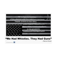 Load image into Gallery viewer, "This We Defend: We Had Whistles" Protest Poster

