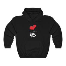 Load image into Gallery viewer, Unique Love over Hate Unisex Heavy Blend™ Hooded Sweatshirt

