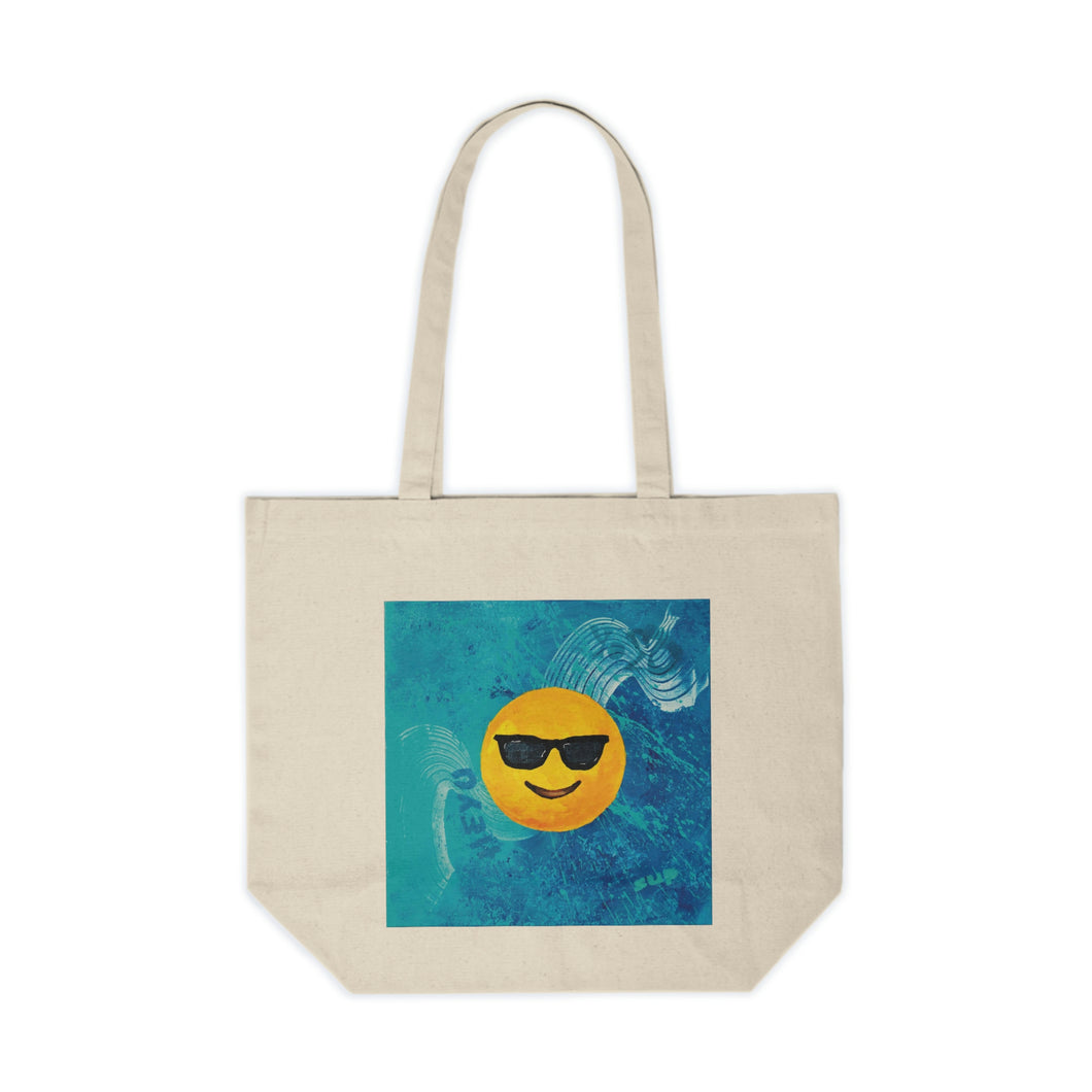 Talk 2 Me 01 Canvas Shopping Tote