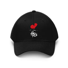 Load image into Gallery viewer, Unique Love Over Hate Unisex Twill Hat
