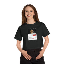 Load image into Gallery viewer, BLM Champion Women&#39;s Heritage Cropped T-Shirt
