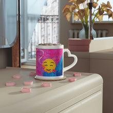Load image into Gallery viewer, Talk 2 Me &quot;Luv It&quot; 02 Heart-Shaped Mug
