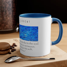 Load image into Gallery viewer, Ocean Current Accent Coffee Mug, 11oz
