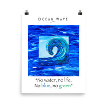 Load image into Gallery viewer, Ocean Wave poster
